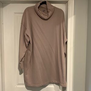 Aerie Tunic Cowl Neck Sweatshirt